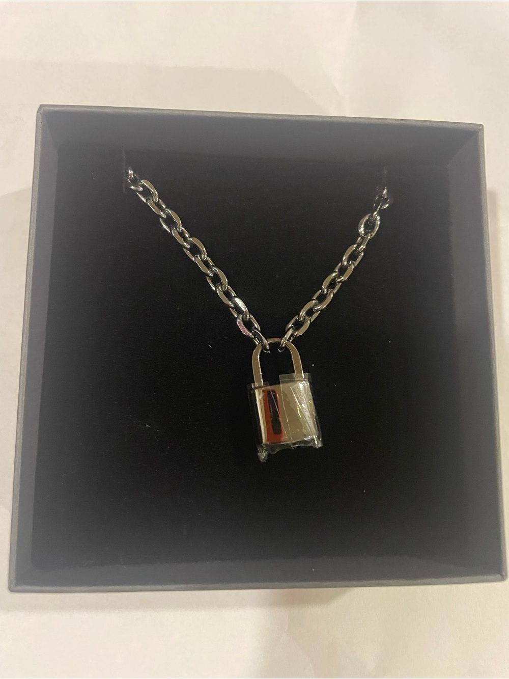 Padlock necklace